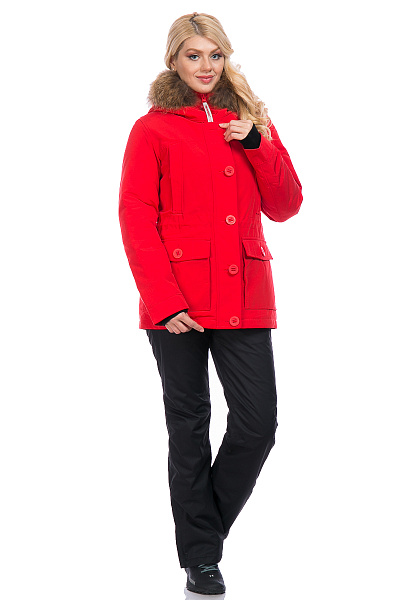 Женская зимняя Парка Running River Красный, 827885