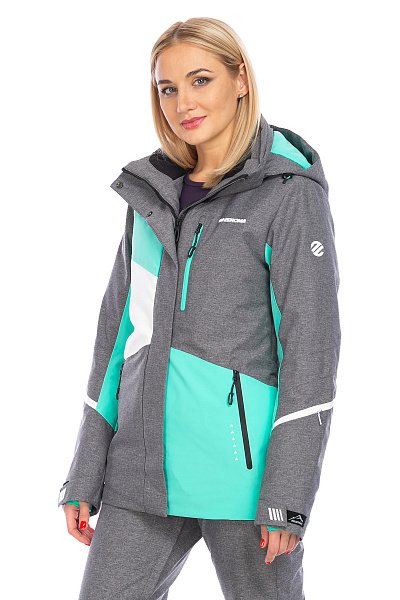 Женская горнолыжная Куртка WHS Светло-серый, 8783361