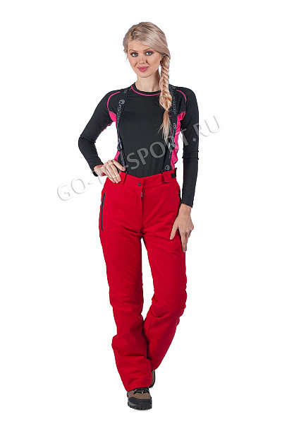 Женские горнолыжные Штаны WHS Красный, 878351