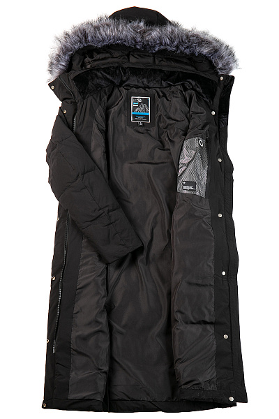 Пуховик женский WHS Черный, 8783400