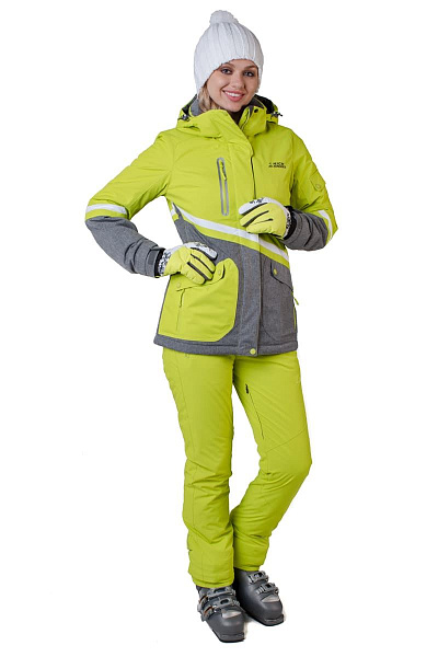 Женский горнолыжный Костюм High Experience Салатовый, 6980158K2