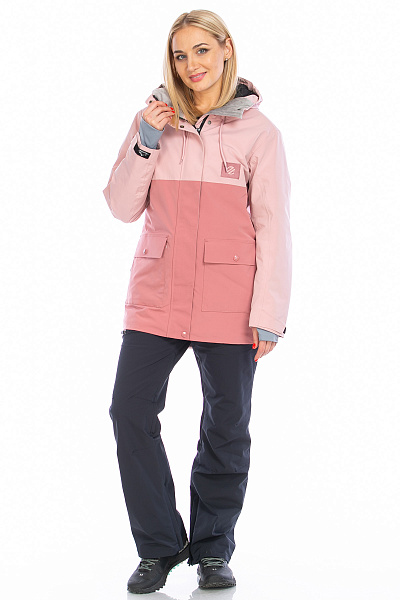 Женская горнолыжная Куртка WHS Розовый, 8783334