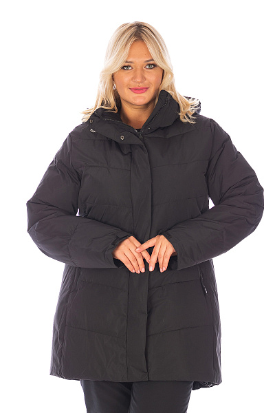 Женская зимняя Куртка Lafor Черный, 767061