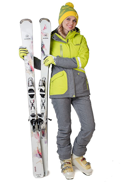 Женский горнолыжный Костюм High Experience Салатовый, 6980158K1