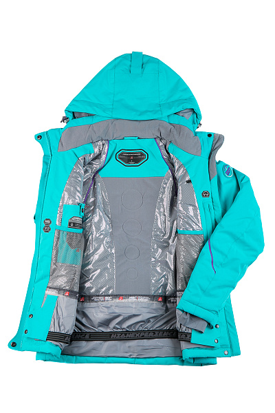 Женская горнолыжная Куртка High Experience Бирюзовый, 6980390