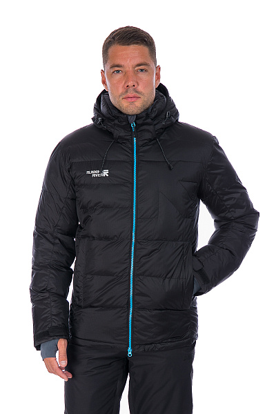 Мужской горнолыжный Пуховик Running River Черный, 827869