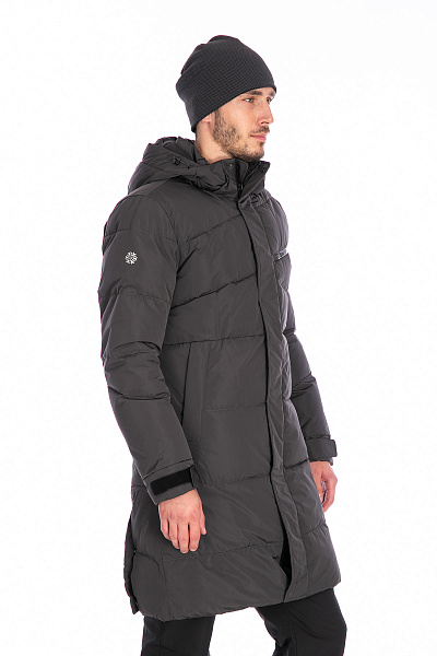 Мужской зимний Пуховик Lafor Темно-серый, 767060