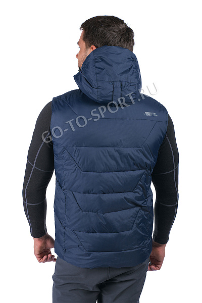 Мужской горнолыжный Жилет High Experience Синий, 6980114