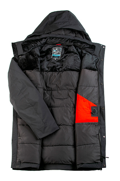 Мужская зимняя Парка WHS Черный, 8783357