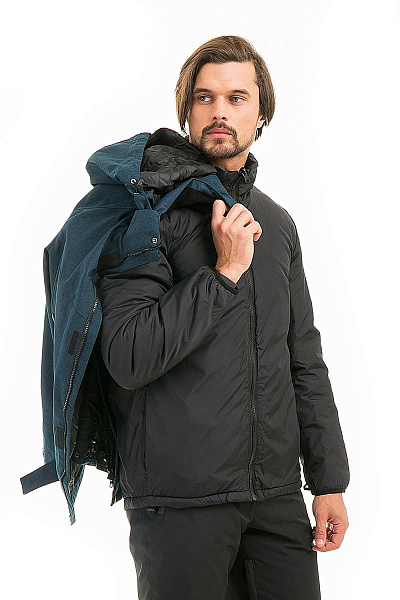 Мужская зимняя Парка WHS Черный, 878387