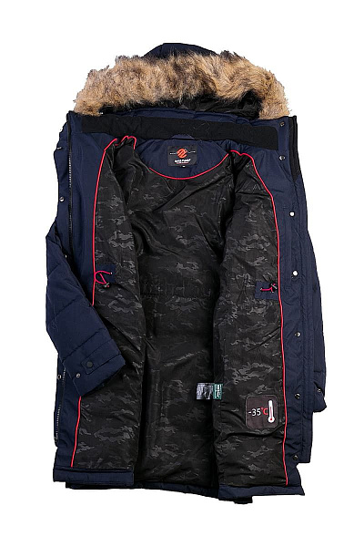 Женский зимний Пуховик WHS Синий, 878382