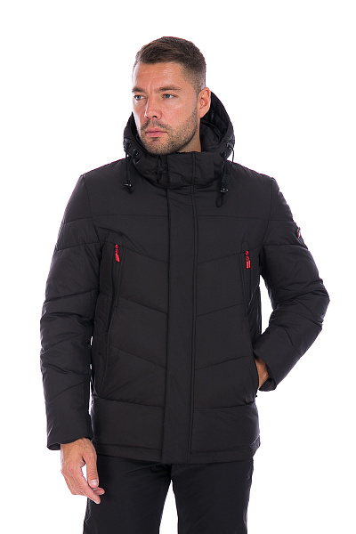 Мужской зимний Пуховик WHS Черный, 8783184