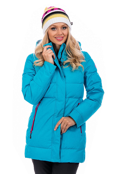 Женский зимний Пуховик WHS Голубой, 8783150