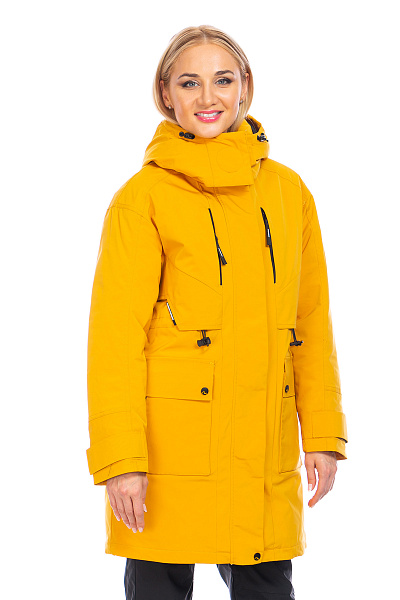 Женская зимняя Парка WHS Желтый, 8783338