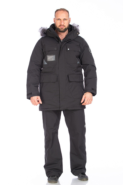 Парка WHS Черный, 8783419