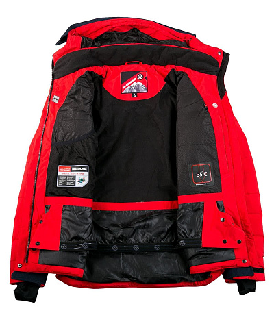 Женский горнолыжный Пуховик WHS Красный, 8783139