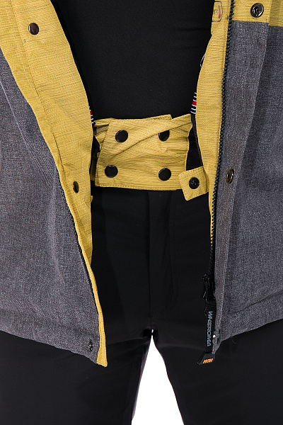 Мужская горнолыжная Куртка WHS Желтый, 8783232