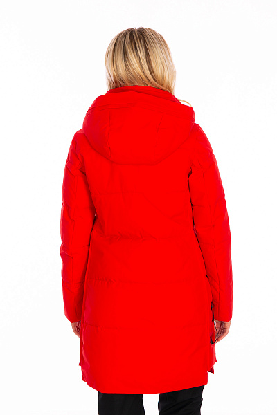 Женский зимний Пуховик WHS Красный, 8783322