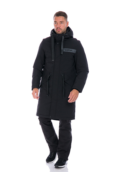 Мужская зимняя Парка WHS Черный, 8783183