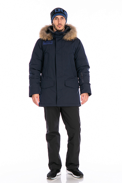 Мужская зимняя Парка Running River Темно-синий, 827886