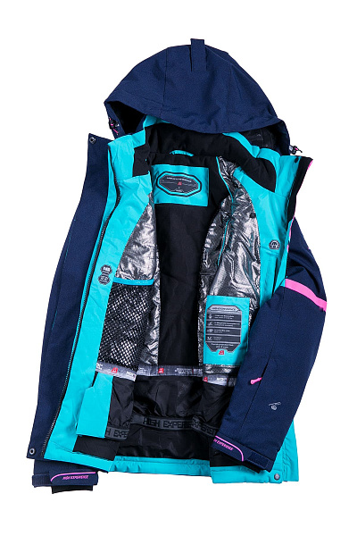 Женская горнолыжная Куртка High Experience Темно-синий, 6980282