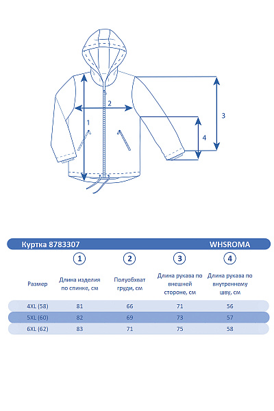 Мужской горнолыжный Костюм WHS Синий, 8783307K2
