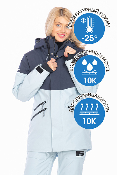 Куртка WHS Голубой, 8783408