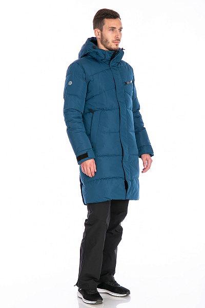 Пуховик Lafor Серо-синий, 767060