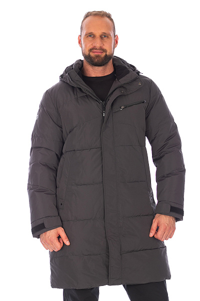 Мужской зимний Пуховик Lafor Темно-серый, 767060