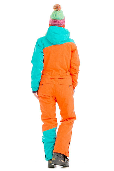 Женский горнолыжный Комбинезон Snow Headquarter Оранжевый, 83818