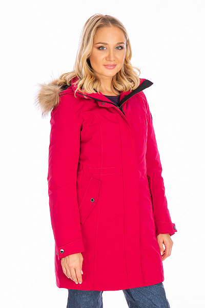 Женская зимняя Парка Lafor Малиновый, 767036