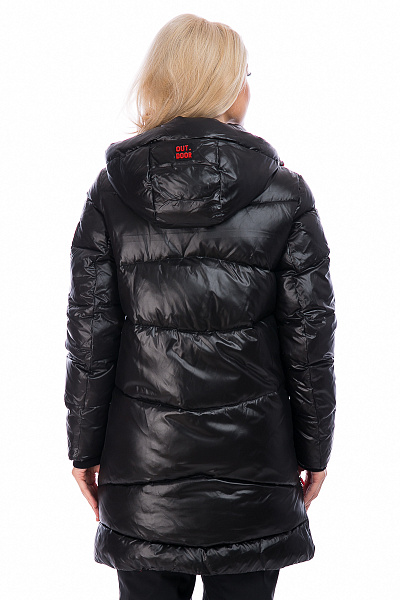 Женский зимний Пуховик WHS Черный, 8783190