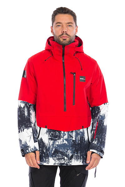 Мужской горнолыжный Анорак WHS Красный, 8783352