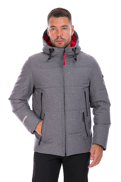 Мужской зимний Пуховик WHS Серый, 8783228