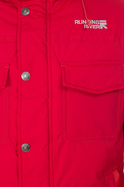 Мужской зимний Пуховик Running River Красный, 827871