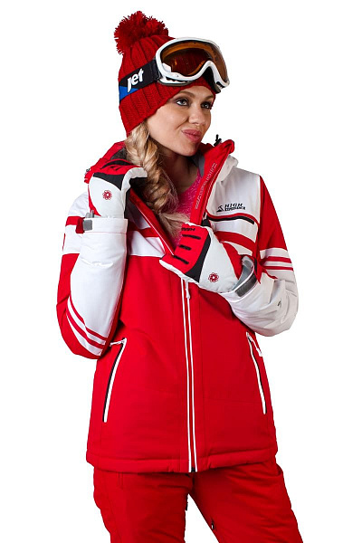 Женская горнолыжная Куртка High Experience Красный, 6980157