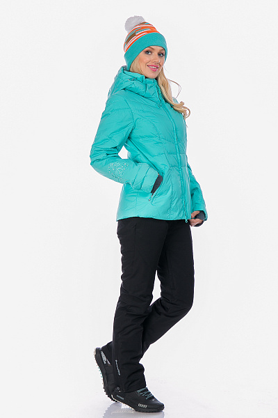 Женский горнолыжный Пуховик Running River Мятный, 827866