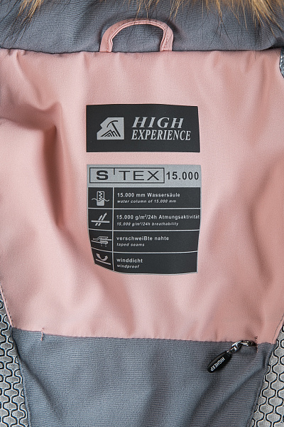 Женский горнолыжный Костюм High Experience Розовый, 6980386K2
