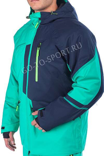 Мужская горнолыжная Куртка WHS Зеленый, 878357