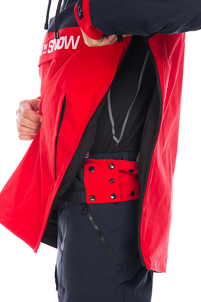Мужской горнолыжный Анорак WHS Красный, 8783354