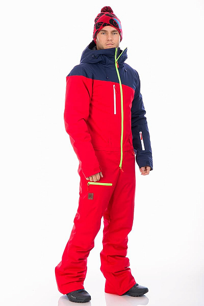 Мужской горнолыжный Комбинезон Running River Красный, 827837