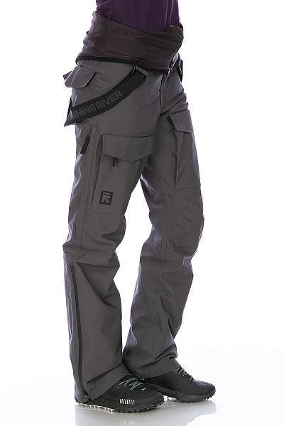 Женские горнолыжные Штаны Running River Серый, 8278132