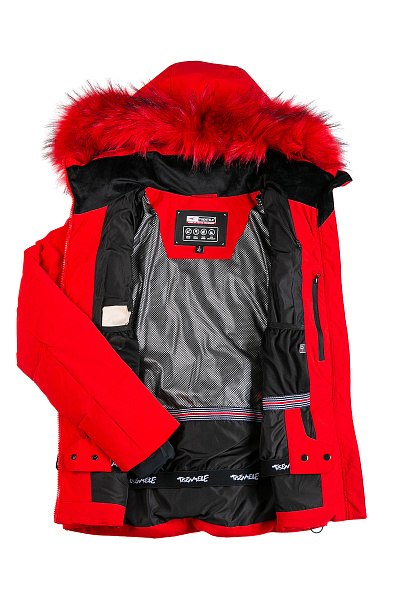 Пуховик Tisentele Красный, 847615