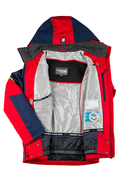 Мужская горнолыжная Куртка Running River Красный, 827879