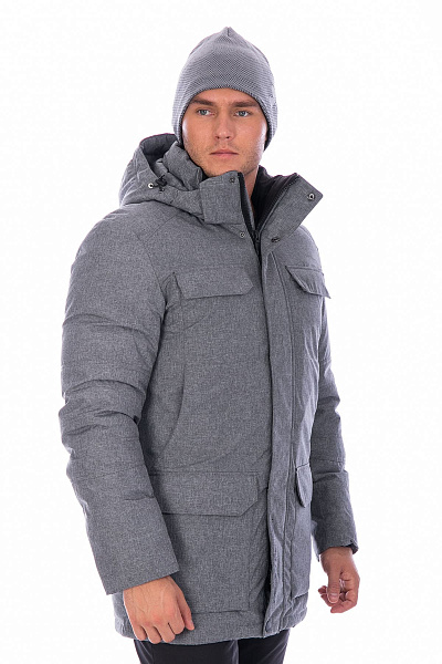 Мужская зимняя Куртка WHS Серый, 8783166