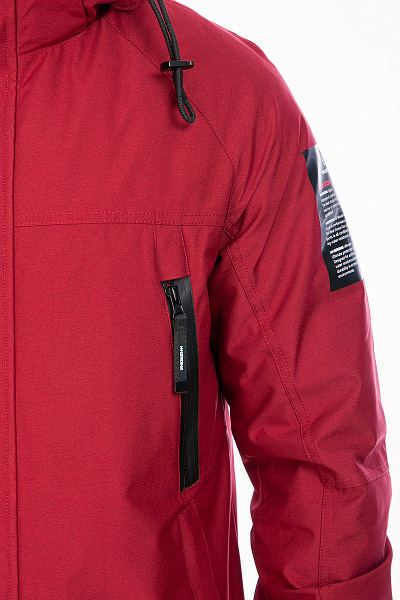 Мужская зимняя Парка WHS Бордовый, 8783286