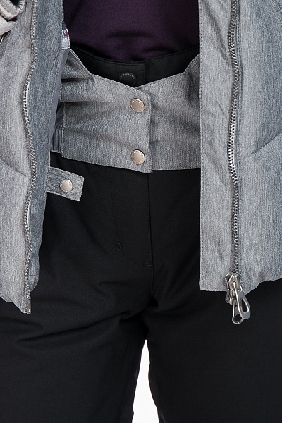 Женский горнолыжный Пуховик High Experience Серый, 6980377