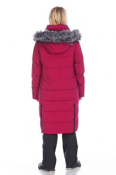 Пуховик WHS Малиновый, 8783400