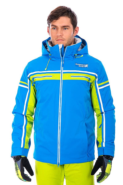 Мужская горнолыжная Куртка Running River Голубой, 82781