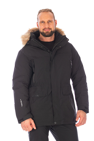 Мужская зимняя Парка Lafor Черный, 767066